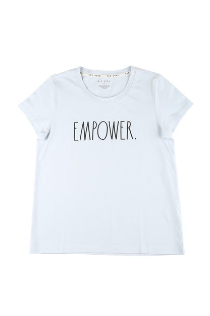 Women's "EMPOWER" Short Sleeve Icon T-Shirt - Shop Rae Dunn Apparel and Sleepwear
