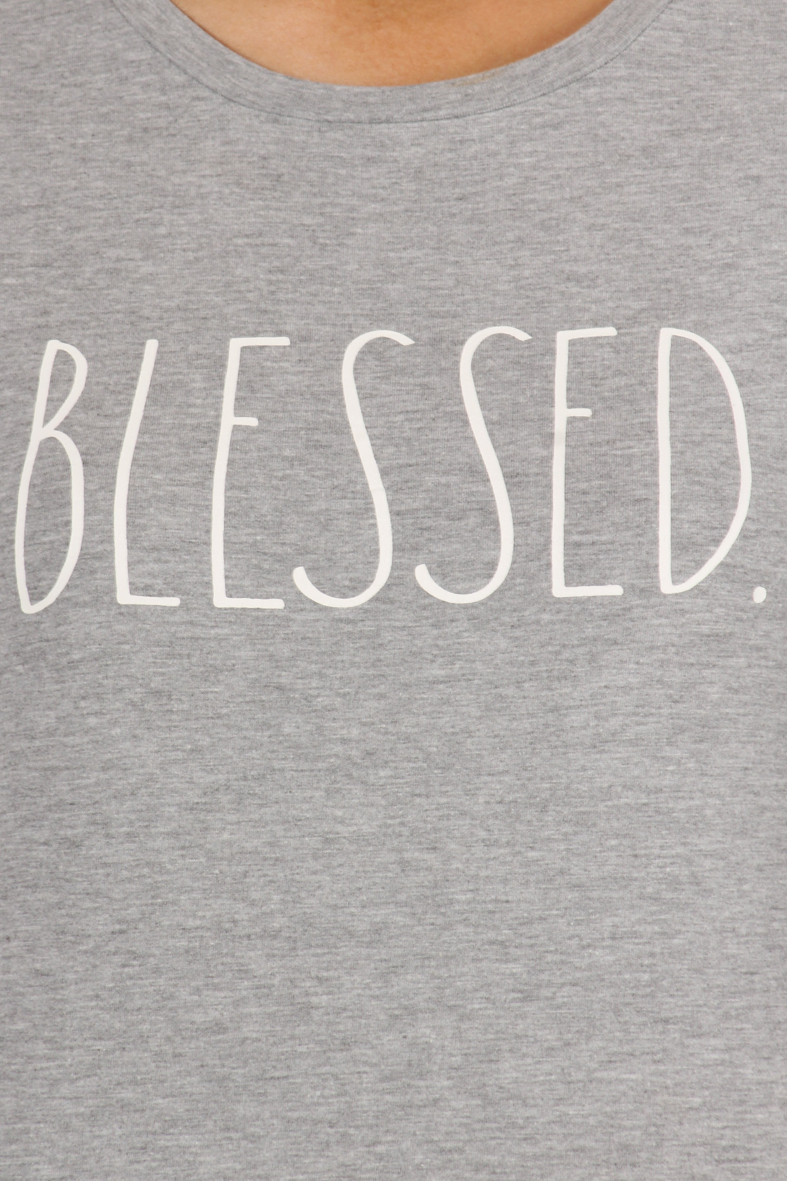 Outlet Rae Dunn BLESSED Shirt~ Adult XS