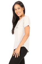 Load image into Gallery viewer, Women&#39;s &quot;RECYCLE&quot; Short Sleeve Shirttail Hem T-Shirt - Rae Dunn Wear

