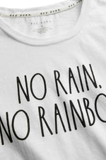 Load image into Gallery viewer, Women&#39;s &quot;NO RAIN NO RAINBOW&quot; Short Sleeve Classic Slub T-Shirt - Rae Dunn Wear
