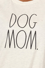 Load image into Gallery viewer, Women&#39;s &quot;DOG MOM&quot; Short Sleeve Icon T-Shirt - Rae Dunn Wear
