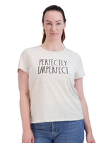 Load image into Gallery viewer, Women&#39;s &quot;PERFECTLY IMPERFECT&quot; Short Sleeve Icon T-Shirt - Rae Dunn Wear
