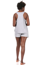Load image into Gallery viewer, Women&#39;s &quot;THINK HAPPY&quot; Tank and Shorts Pajama Set - Rae Dunn Wear
