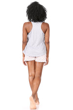 Load image into Gallery viewer, Women&#39;s &quot;LOVE IS LOVE&quot; Tank and Shorts Pajama Set - Rae Dunn Wear
