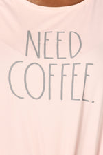 Load image into Gallery viewer, Women&#39;s &quot;NEED COFFEE&quot; Tank and Short Pajama Set - Rae Dunn Wear
