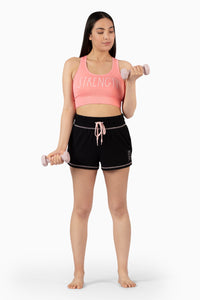 Women's "RELAX" Drawstring Shorts with Pockets - Rae Dunn Wear