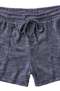 Women's Knit Terry Drawstring Shorts with Pockets - Rae Dunn Wear