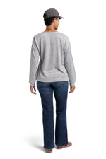 Load image into Gallery viewer, Women&#39;s Knit Terry Pullover Sweatshirt - Rae Dunn Wear
