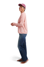 Load image into Gallery viewer, Women&#39;s Knit Terry Pullover Sweatshirt - Rae Dunn Wear
