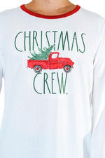 Load image into Gallery viewer, Men&#39;s &quot;CHRISTMAS CREW&quot; Long Sleeve Top and Jogger Pajama Set - Rae Dunn Wear
